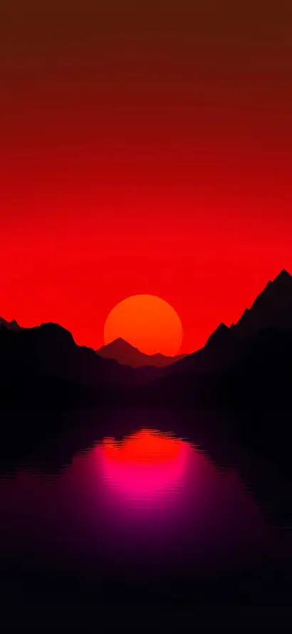 4k剪影壁纸 - 壁纸 - 山峰 - 山水「哲风壁纸」