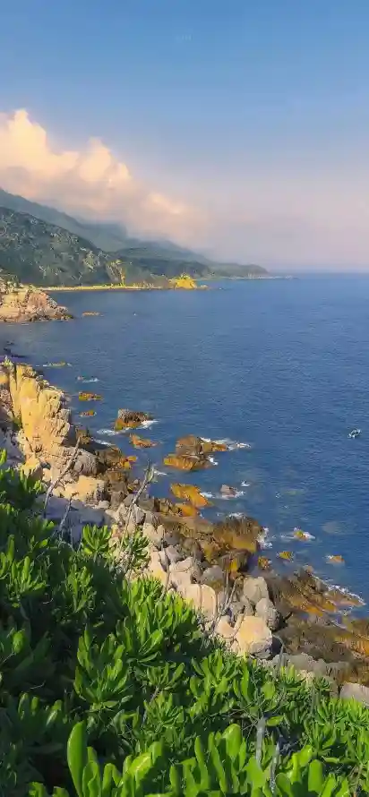 4k壁纸壁纸 - 大海 - 天空 - 山峦「哲风壁纸」