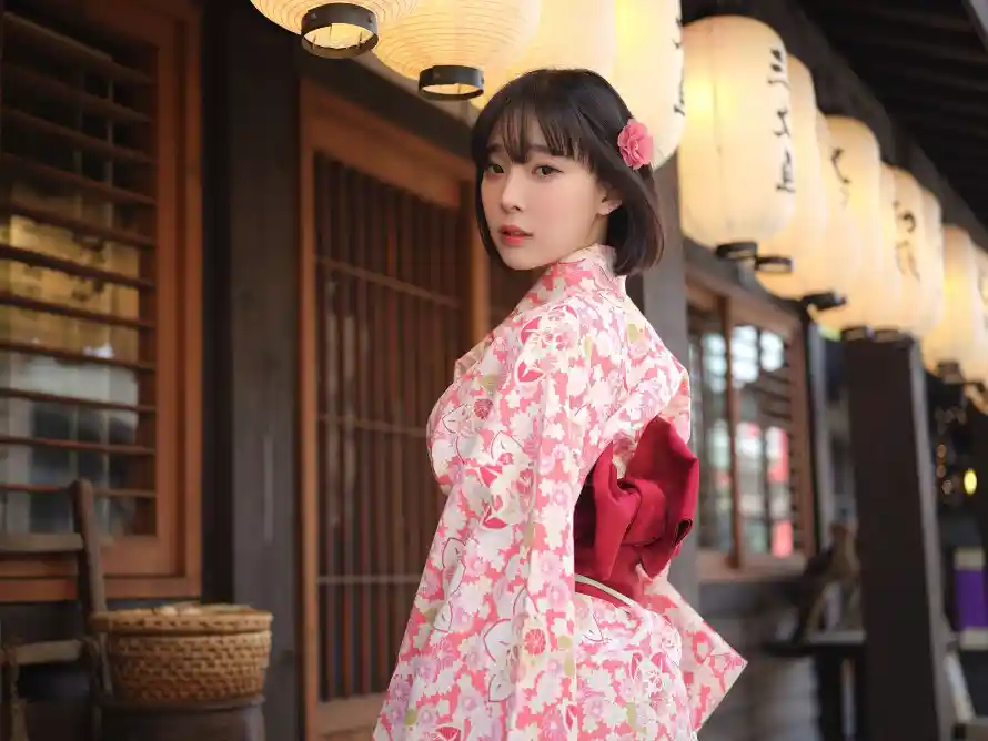 4k写真壁纸 - 发饰 - 和服 - 和风「哲风壁纸」