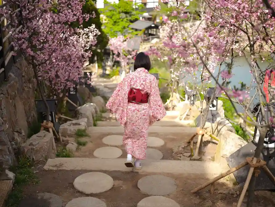 4k写真壁纸 - 和服 - 和风 - 庭院「哲风壁纸」