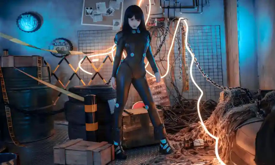 4k废墟壁纸 - 电线 - 美女 - cos「哲风壁纸」