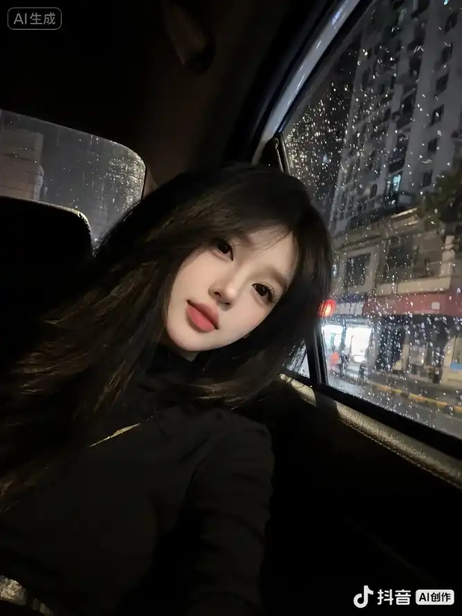 4k壁纸壁纸 - 红唇 - 美女 - 城市灯光「哲风壁纸」