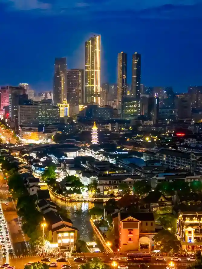 4k古建壁纸 - 城市 - 夜晚 - 夜景「哲风壁纸」