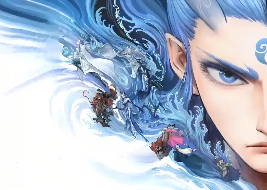 4k动漫壁纸 - 海浪 - 角色 - 敖丙「哲风壁纸」