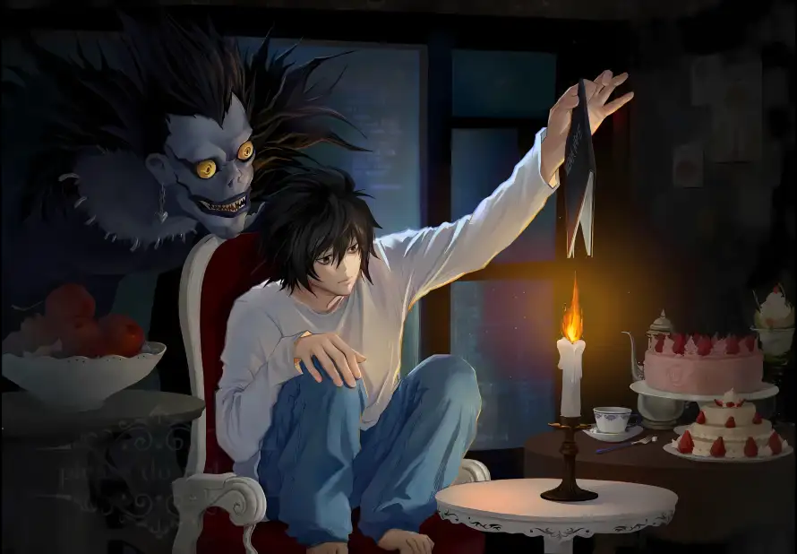 4k死亡笔记壁纸 - 夜神月L - 热门壁纸 - wallpaper「哲风壁纸」