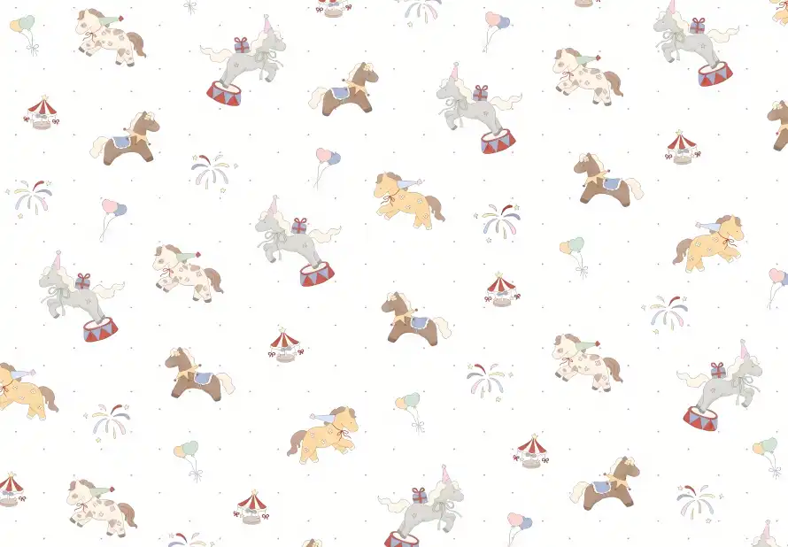 4k儿童壁纸 - 马 - 卡通 - 可爱「哲风壁纸」