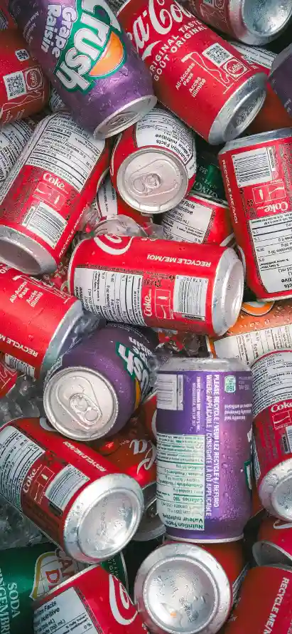 4k堆叠壁纸 - 芬达 - 易拉罐 - 汽水罐「哲风壁纸」