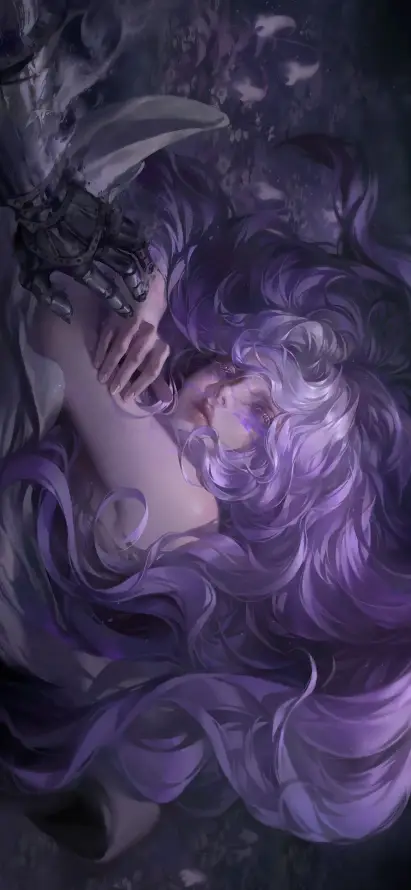 4k托莉娜壁纸 - 奇幻风格 - 暗系背景 - 游戏原画「哲风壁纸」