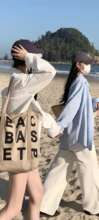 4k口罩壁纸 - 夏日 - 度假 - 沙滩「哲风壁纸」