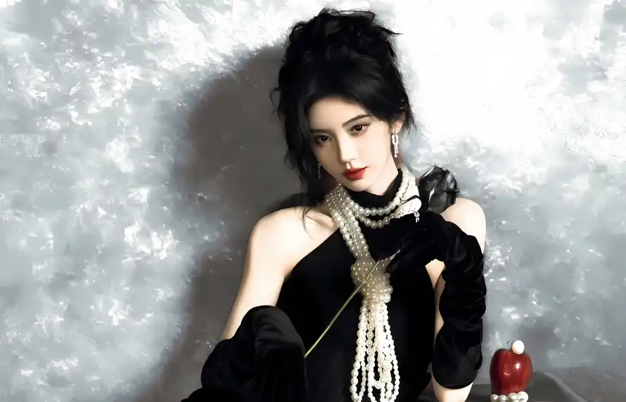 4k优雅壁纸 - 华贵 - 红唇 - 迷人「哲风壁纸」