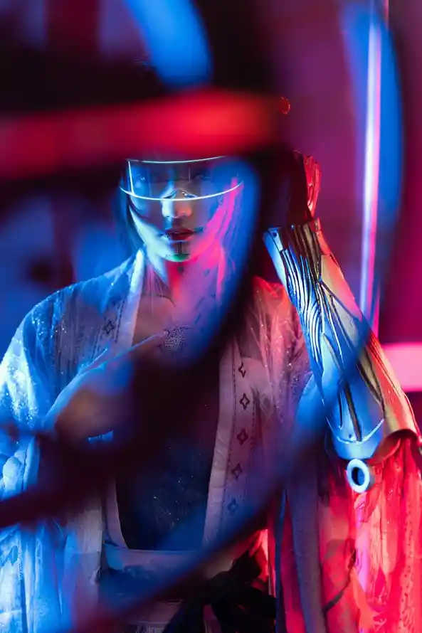 4k和服壁纸 - 未来 - 机器 - 科幻「哲风壁纸」