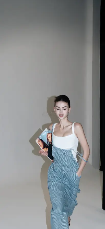 4k时尚壁纸 - 简约 - 美女 - 休闲风格「哲风壁纸」