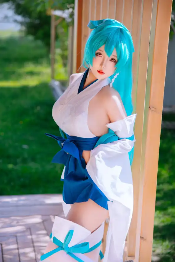 4k和服壁纸 - 户外 - 绿色 - 草地「哲风壁纸」