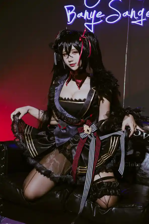 4k丝带壁纸 - 丝袜 - 坐姿 - 夜店「哲风壁纸」