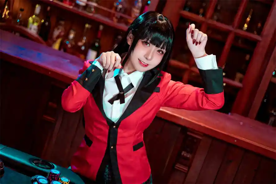 4k红色壁纸 - 西装 - 酒吧 - 狂赌之渊「哲风壁纸」