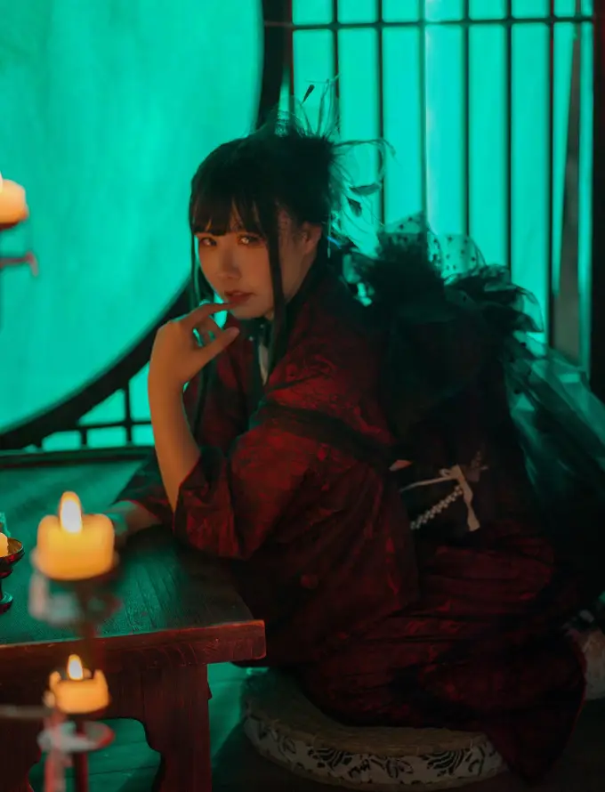 4k古风壁纸 - 和风 - 室内 - 烛光「哲风壁纸」