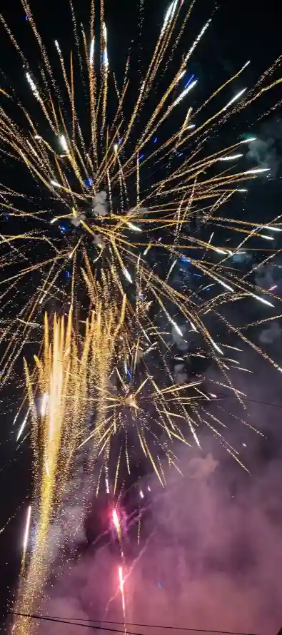 4k喜庆壁纸 - 夜空 - 庆典 - 火花「哲风壁纸」