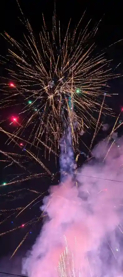 4k光效壁纸 - 喜庆 - 夜晚 - 夜空「哲风壁纸」