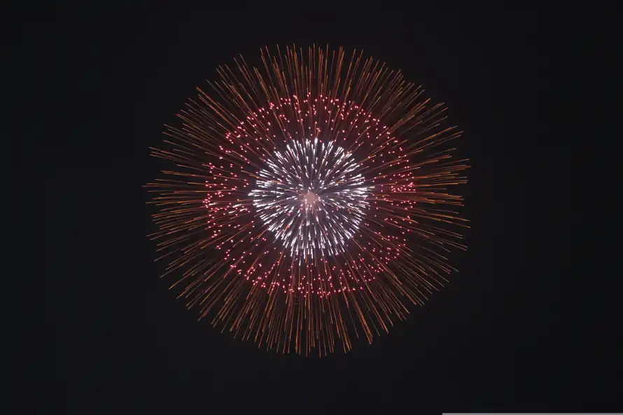 4k夜空壁纸 - 烟火 - 烟花 - 绚丽「哲风壁纸」