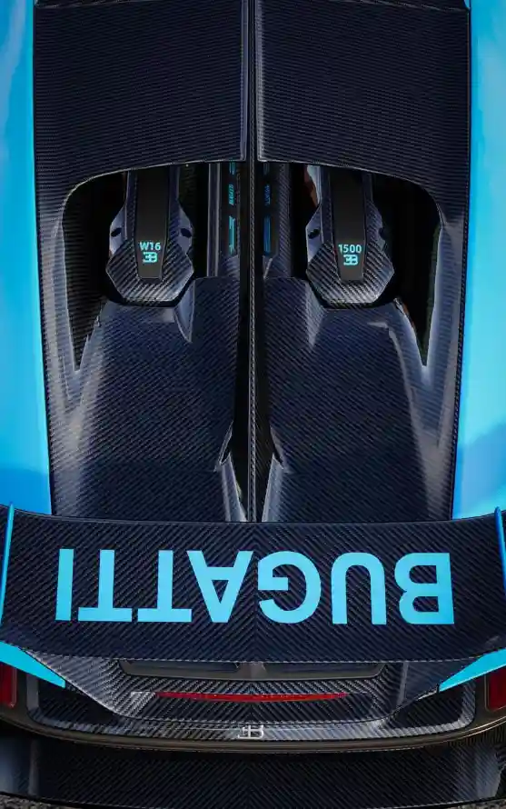 4k蓝色壁纸 - 赛车 - 超跑 - 布加迪「哲风壁纸」