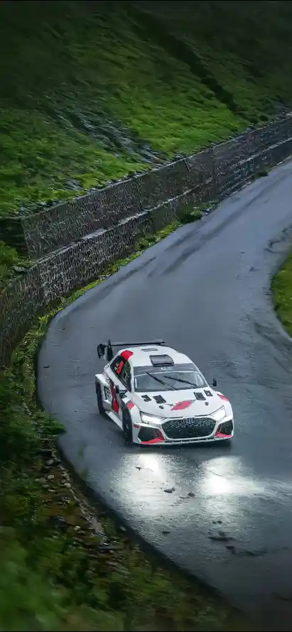 4k汽车壁纸 - 石墙 - 竞速 - 赛车「哲风壁纸」