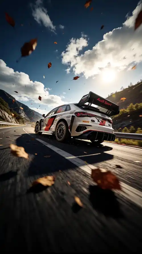 4k云朵壁纸 - 天空 - 山路 - 汽车「哲风壁纸」