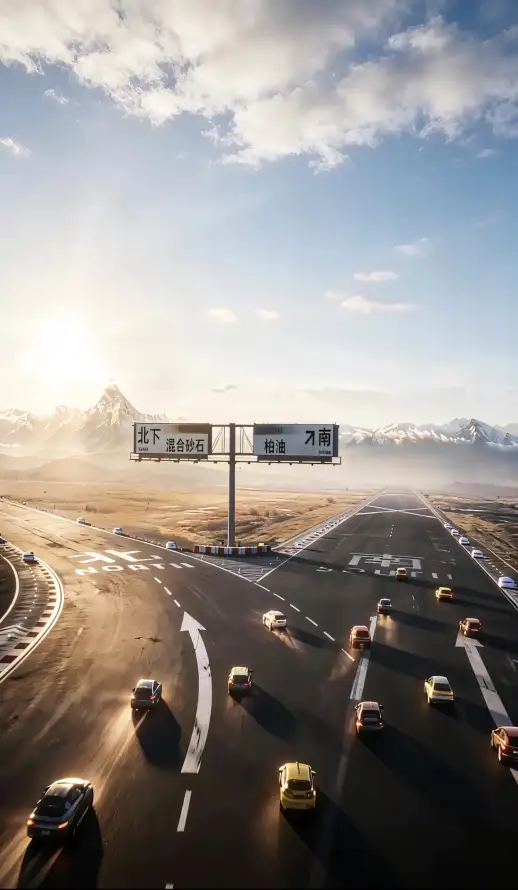 4k公路壁纸 - 天空 - 山脉 - 日落「哲风壁纸」