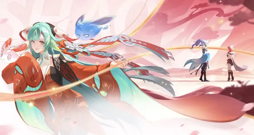 4k仙侠壁纸 - 国风 - 花瓣 - 飘带「哲风壁纸」