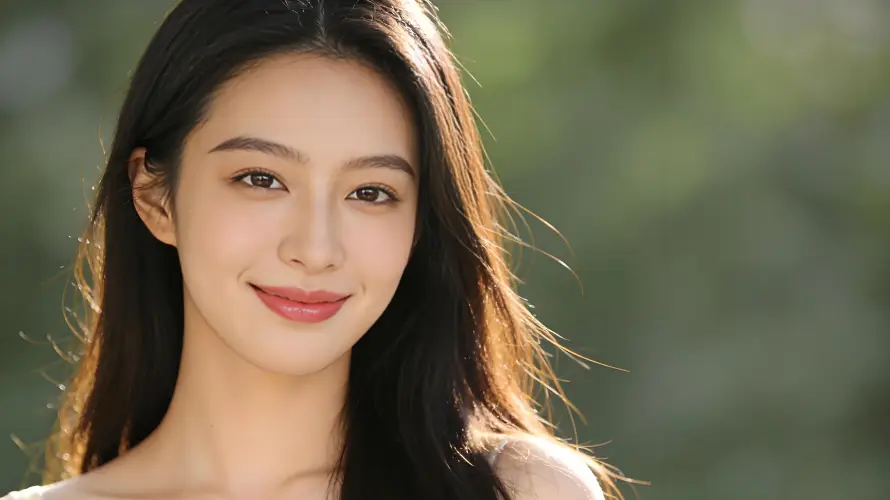 4k人像壁纸 - 优雅 - 微笑 - 户外「哲风壁纸」