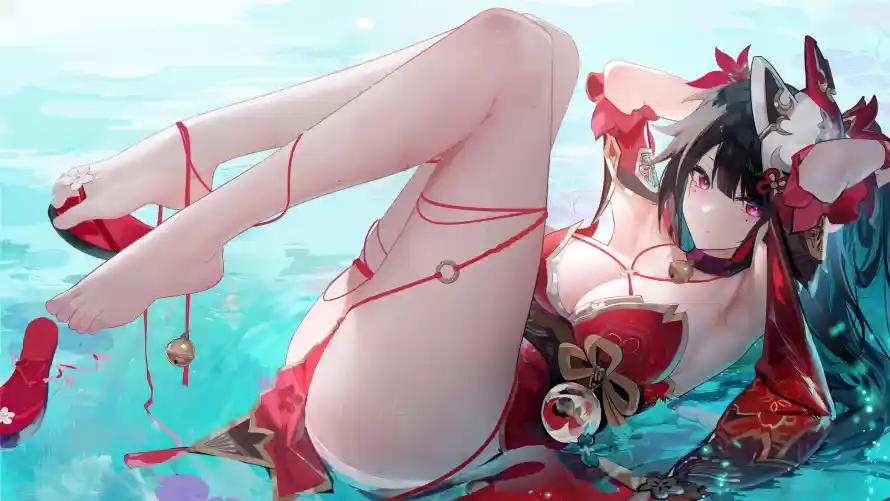 4k古风壁纸 - 水 - 少女 - 水中「哲风壁纸」 4k古风壁纸 - 水 - 少女 - 水中「哲风壁纸」