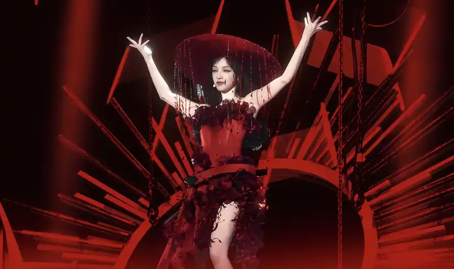 5k动感壁纸-宋雨琦壁纸和华丽-红色灯光壁纸推荐「哲风壁纸」