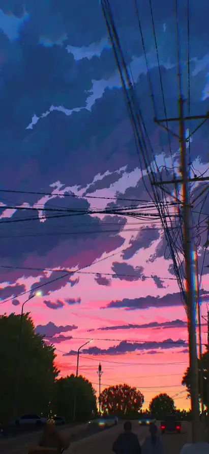 4k云朵壁纸 - 傍晚 - 天空 - 晚霞「哲风壁纸」