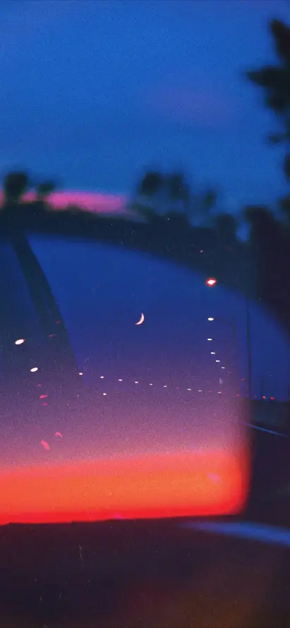 4k剪影壁纸 - 夜景 - 天空 - 晚霞「哲风壁纸」