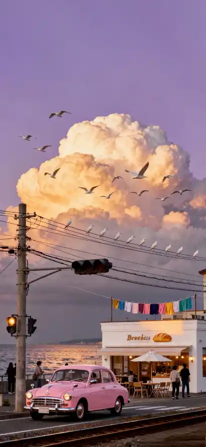 4k云朵壁纸 - 天空 - 建筑 - 旗帜「哲风壁纸」