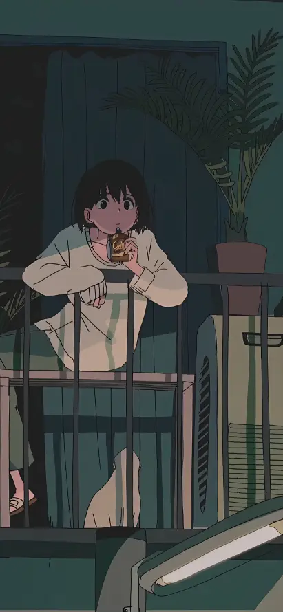 4k夜晚壁纸 - 居家 - 放松 - 栏杆「哲风壁纸」