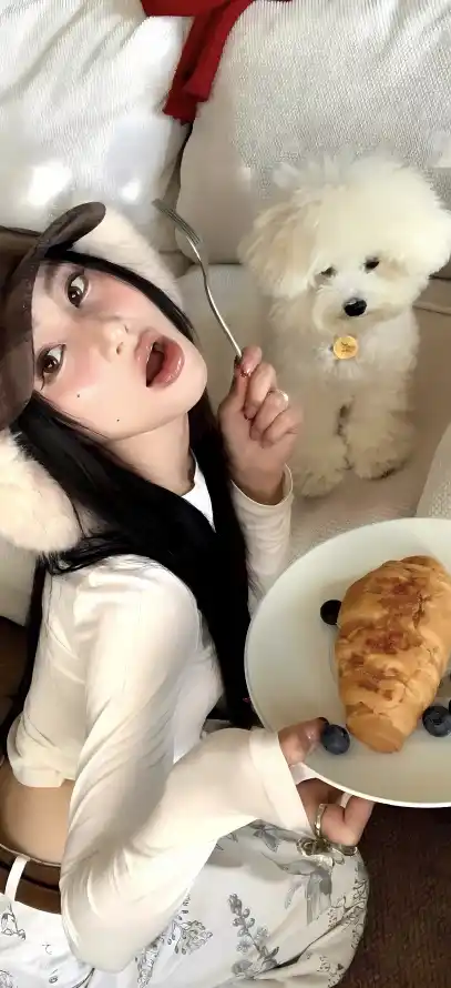 4k美女壁纸 - 比熊 - ins风 - wallpaper「哲风壁纸」