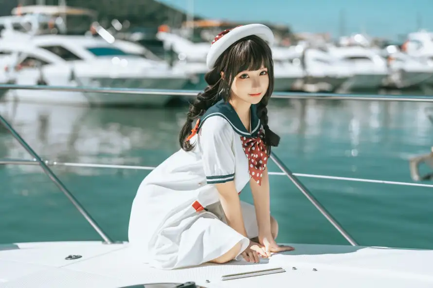 4k可爱壁纸 - 女孩 - 帆船 - 日系「哲风壁纸」 4k可爱壁纸 - 女孩 - 帆船 - 日系「哲风壁纸」