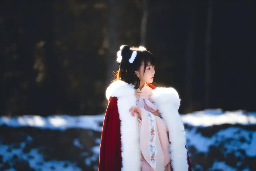 4k侧颜壁纸 - 冬日 - 发饰 - 古装「哲风壁纸」 4k侧颜壁纸 - 冬日 - 发饰 - 古装「哲风壁纸」