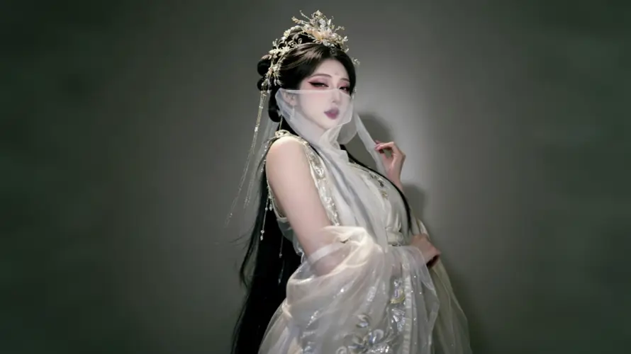 4k面纱壁纸 - 美女 - 古风 - wallpaper「哲风壁纸」