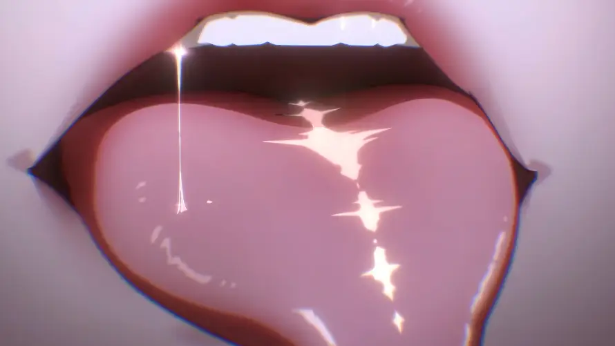 4k光泽嘴唇壁纸 - 动漫唇舌 - 游戏壁纸 - 游戏角色「哲风壁纸」