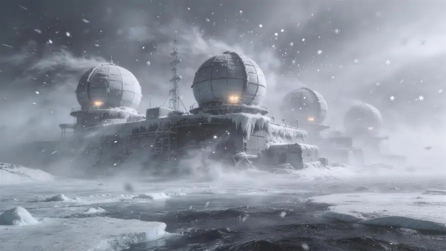 4k冰原壁纸-暴风雪和冰雪-冰天雪地热门的壁纸「哲风壁纸」