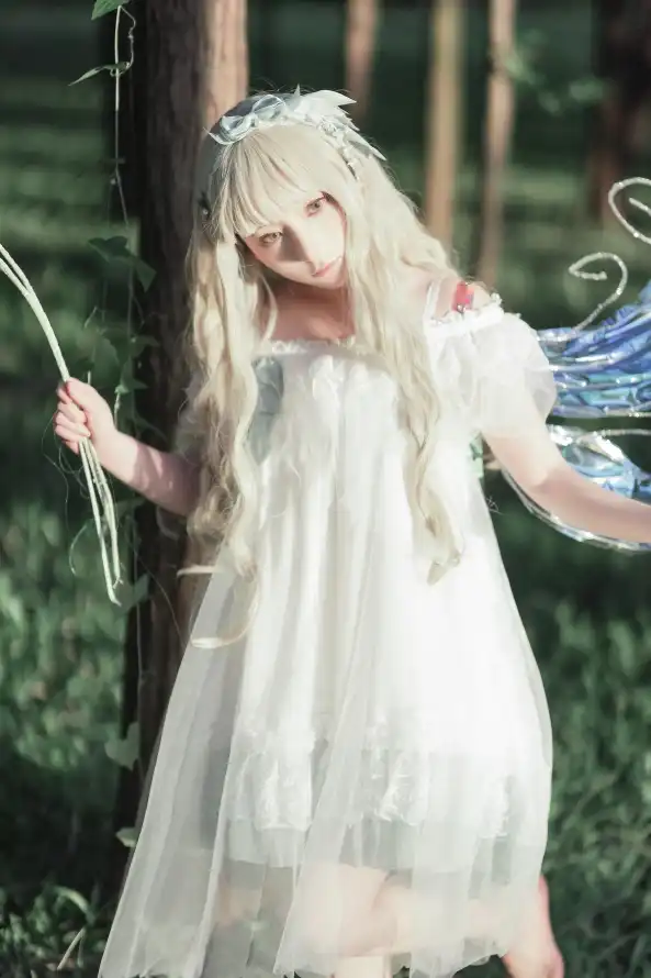 4k头饰壁纸 - 少女 - 树林 - 梦幻「哲风壁纸」