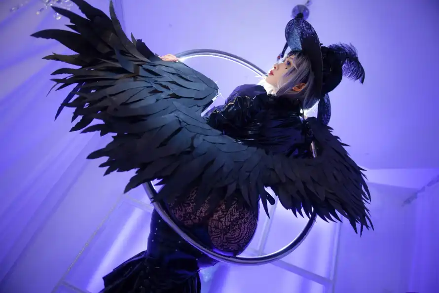 4k圆环壁纸 - 紫色 - 黑天使 - 暗黑风格「哲风壁纸」 4k圆环壁纸 - 紫色 - 黑天使 - 暗黑风格「哲风壁纸」