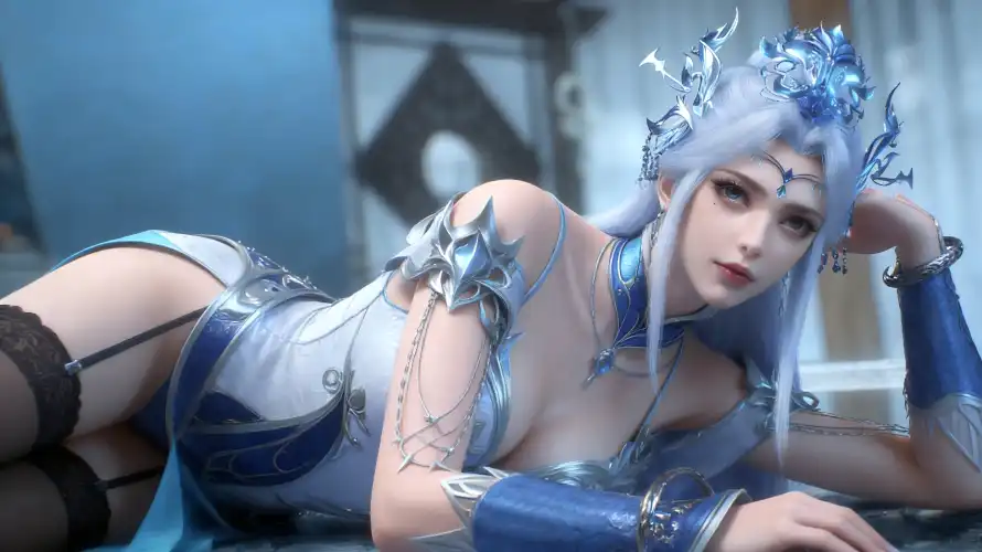 4k性感壁纸 - 白发 - 迷人 - 铠甲「哲风壁纸」 4k性感壁纸 - 白发 - 迷人 - 铠甲「哲风壁纸」