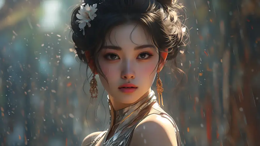 4k东方韵味壁纸 - 中式服饰 - 传统美学 - 发簪花饰「哲风壁纸」 4k东方韵味壁纸 - 中式服饰 - 传统美学 - 发簪花饰「哲风壁纸」