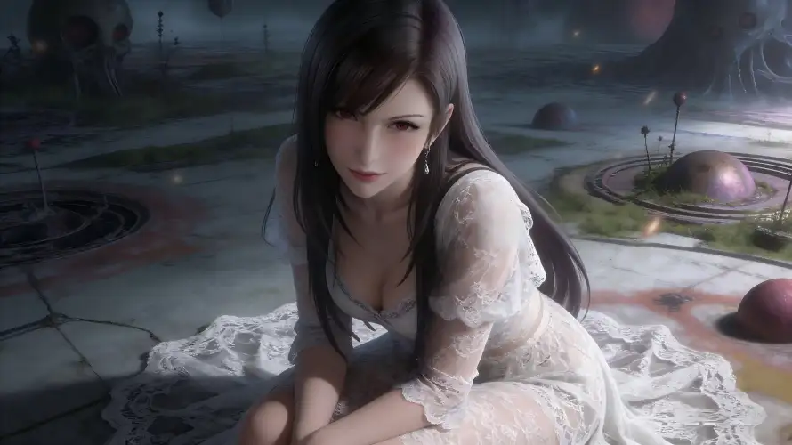 4k优雅壁纸 - 坐姿 - 女神 - 蒂法「哲风壁纸」 4k优雅壁纸 - 坐姿 - 女神 - 蒂法「哲风壁纸」