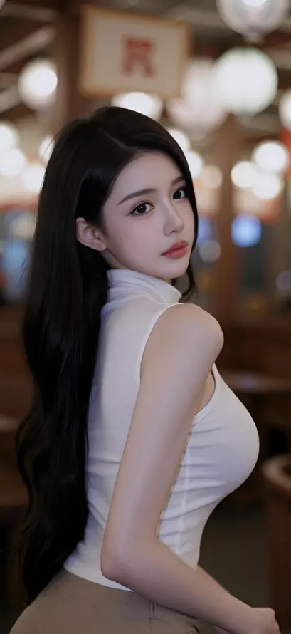 4k时尚壁纸 - 暖光 - 美女 - 迷人「哲风壁纸」