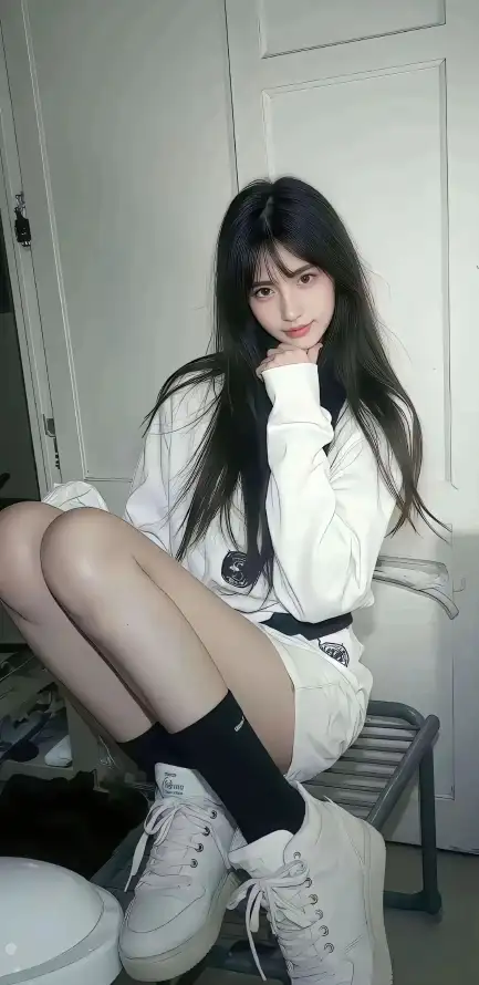 4k休闲壁纸 - 室内 - 白鞋 - 短裤「哲风壁纸」