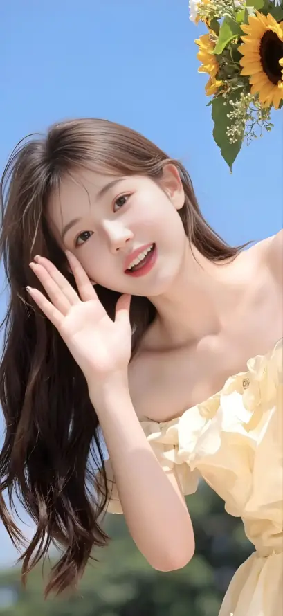 4k夏日壁纸 - 微笑 - 户外 - 清新「哲风壁纸」