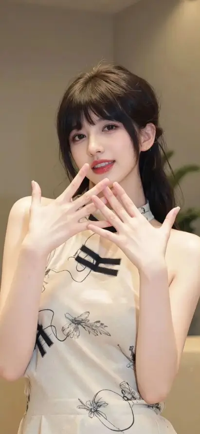 4k优雅壁纸 - 国风 - 图案 - 妆容「哲风壁纸」